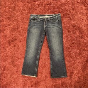 Stylish Dark Blue Boot Cut Jeans for Women